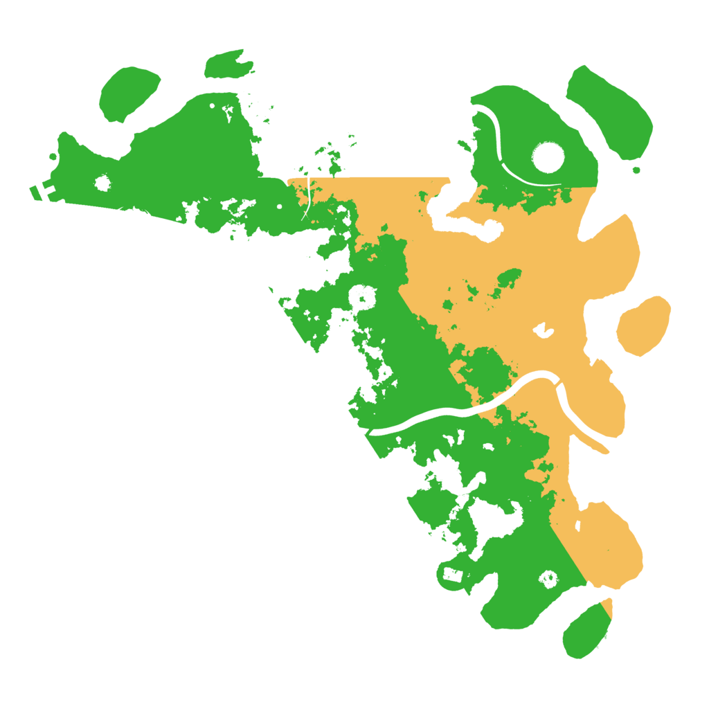 Biome Rust Map: Procedural Map, Size: 4000, Seed: 257867