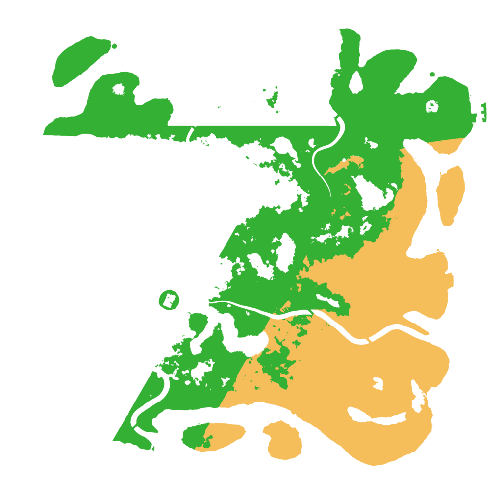 Biome Rust Map: Procedural Map, Size: 4000, Seed: 73329