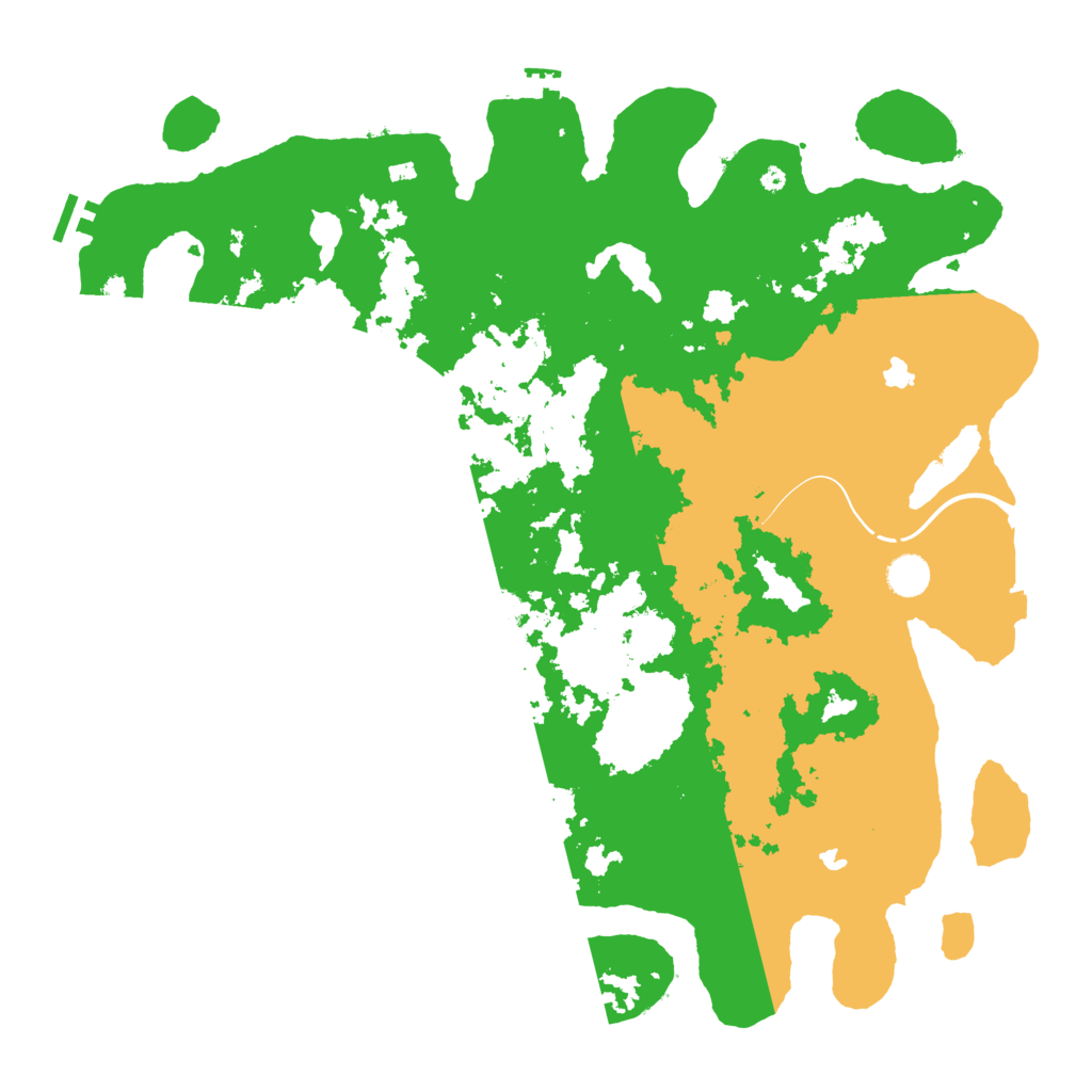 Biome Rust Map: Procedural Map, Size: 4500, Seed: 1295122