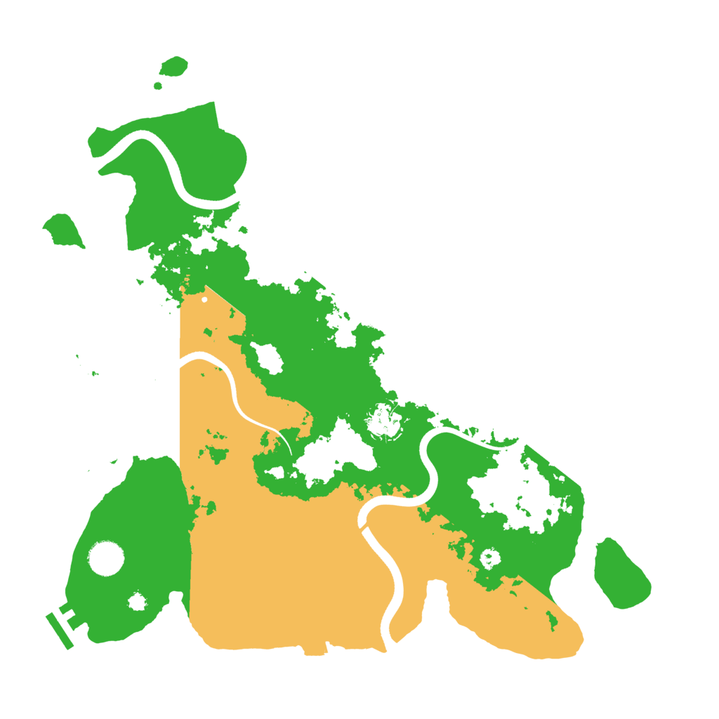 Biome Rust Map: Procedural Map, Size: 3600, Seed: 426612389