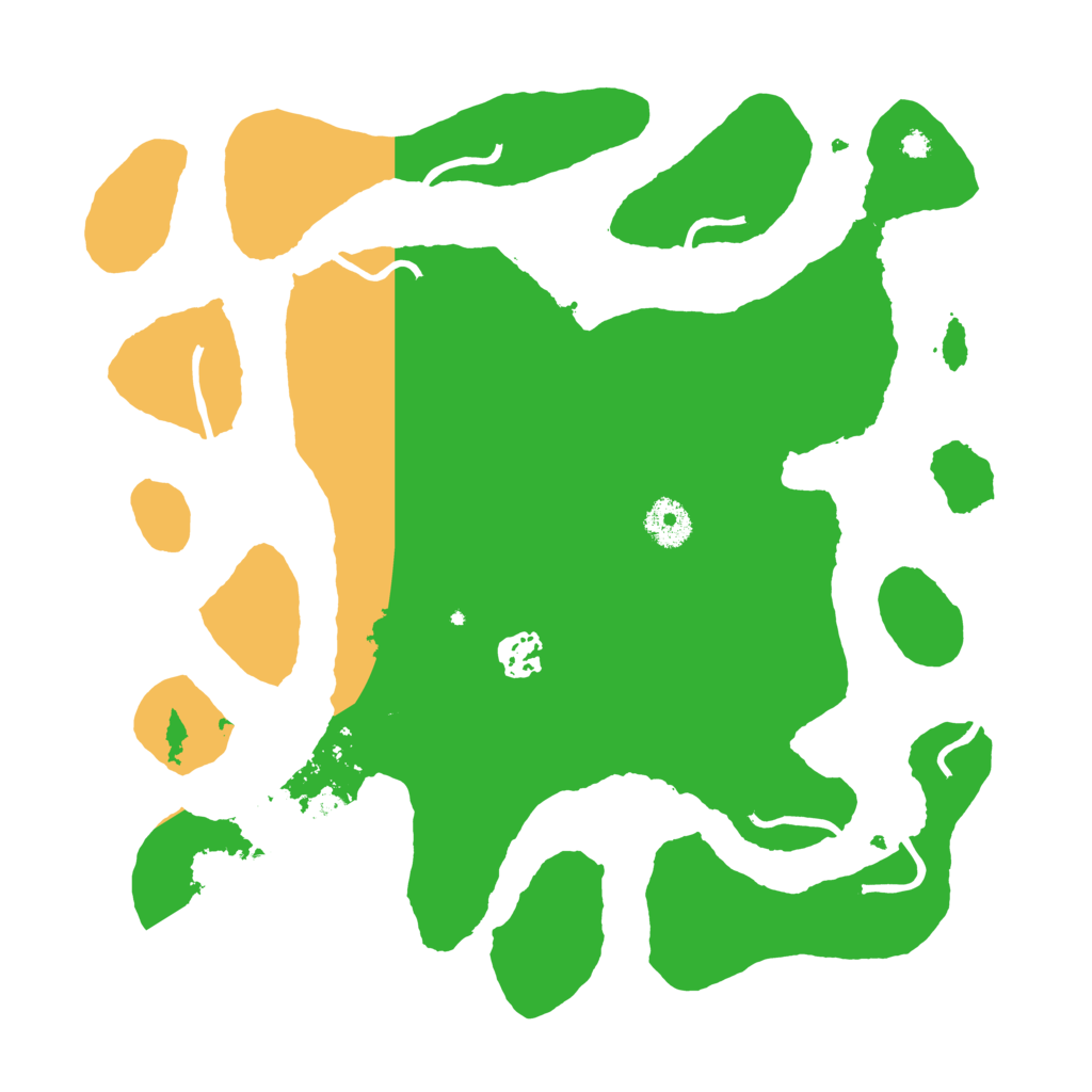 Biome Rust Map: Procedural Map, Size: 3500, Seed: 2635000