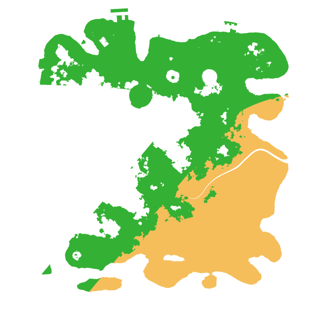 Biome Rust Map: Procedural Map, Size: 3700, Seed: 1898973