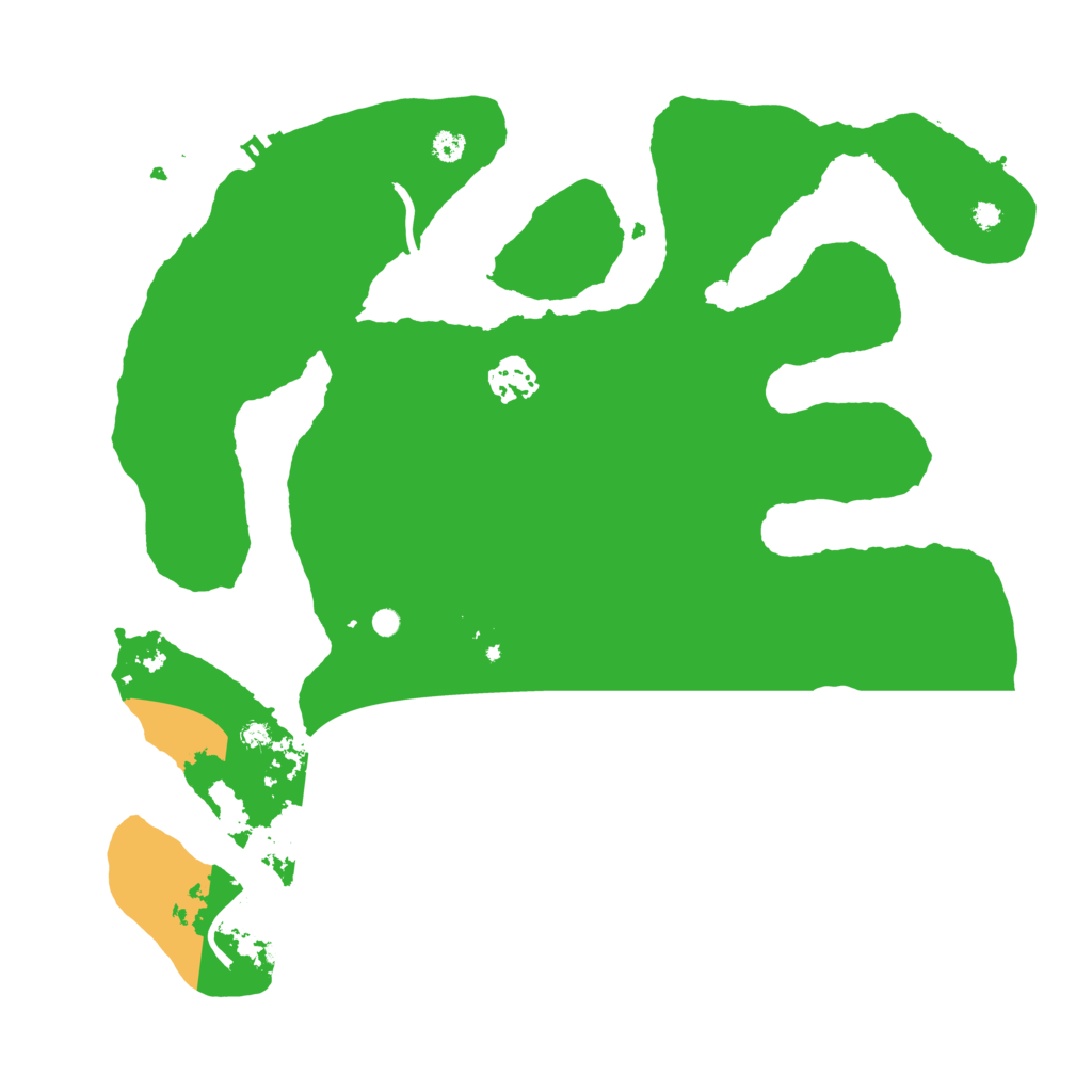 Biome Rust Map: Procedural Map, Size: 3500, Seed: 69914356