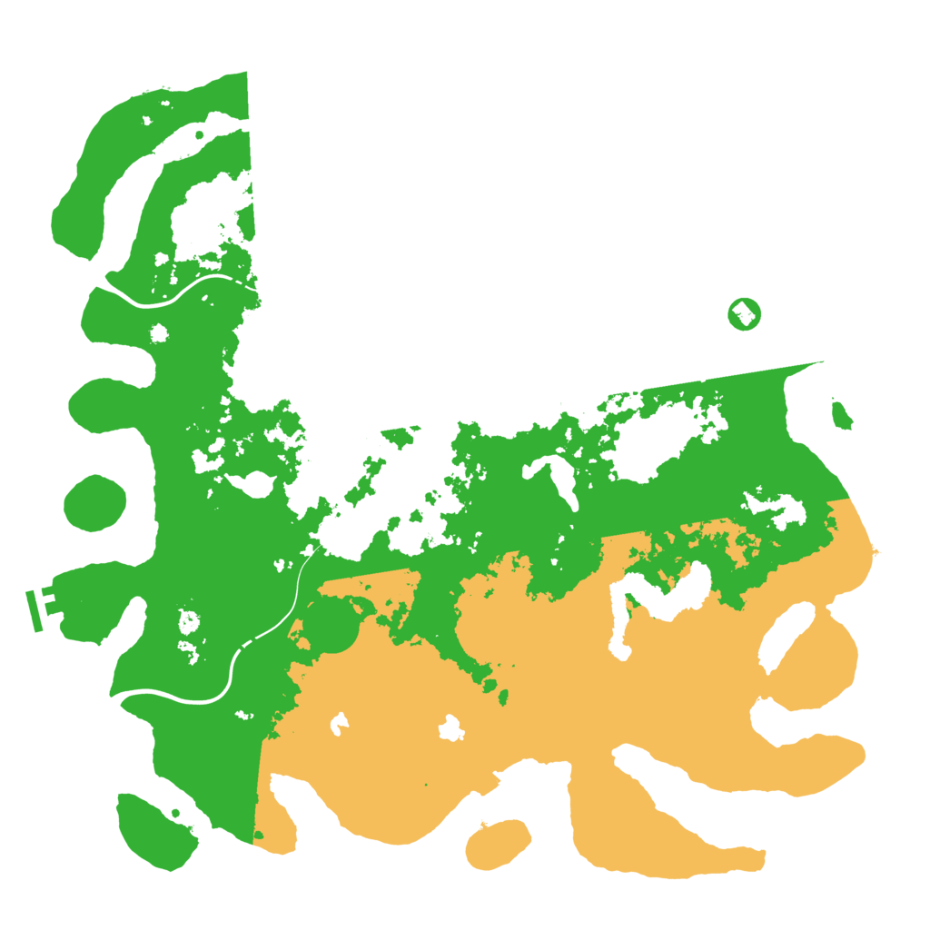 Biome Rust Map: Procedural Map, Size: 4500, Seed: 5546484