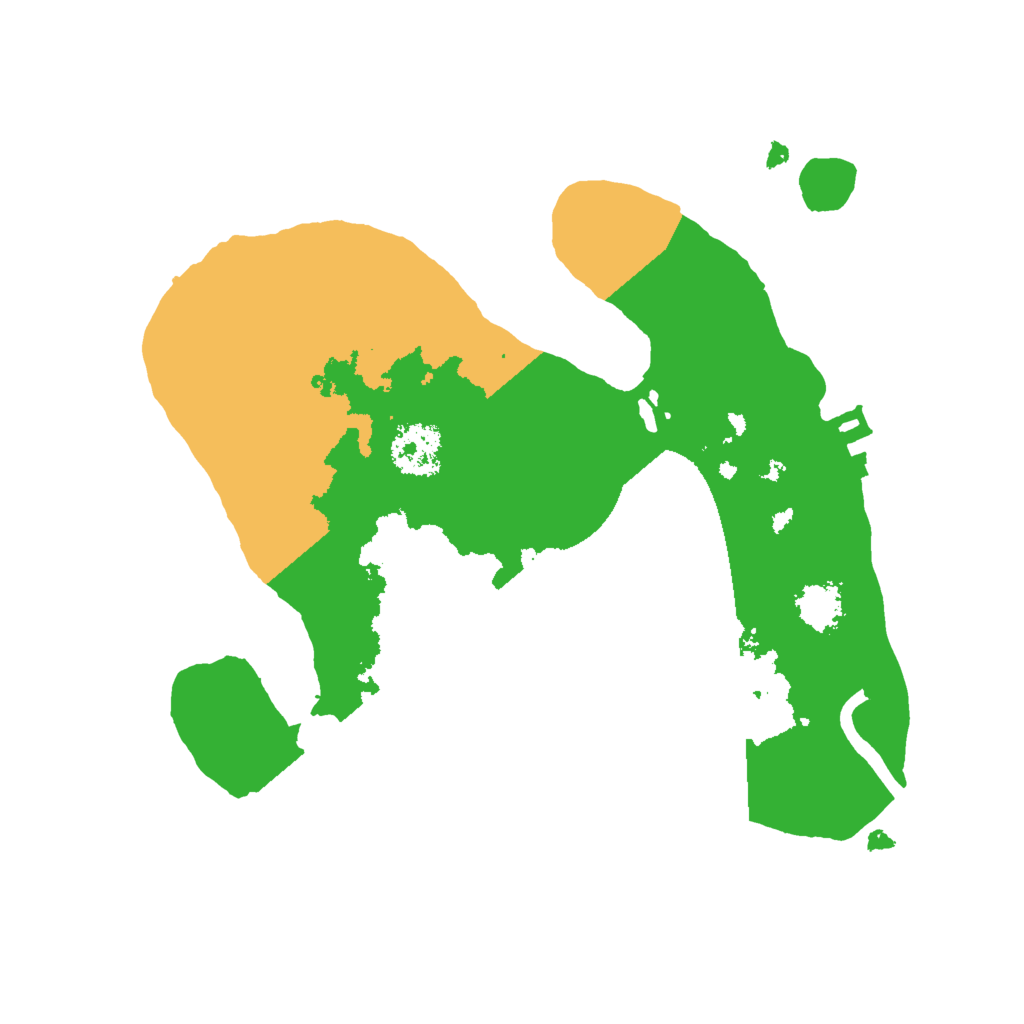 Biome Rust Map: Procedural Map, Size: 2000, Seed: 1783941656