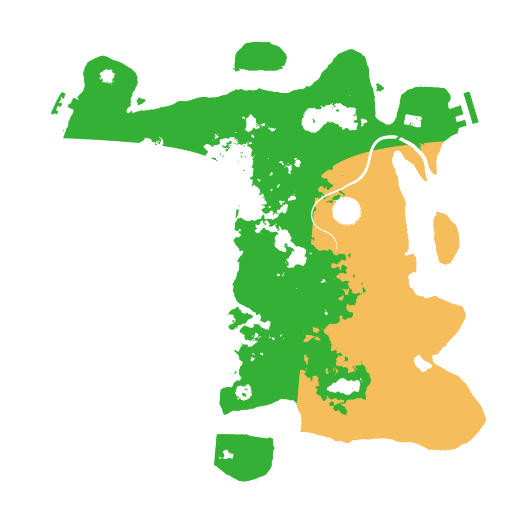 Biome Rust Map: Procedural Map, Size: 3250, Seed: 2574