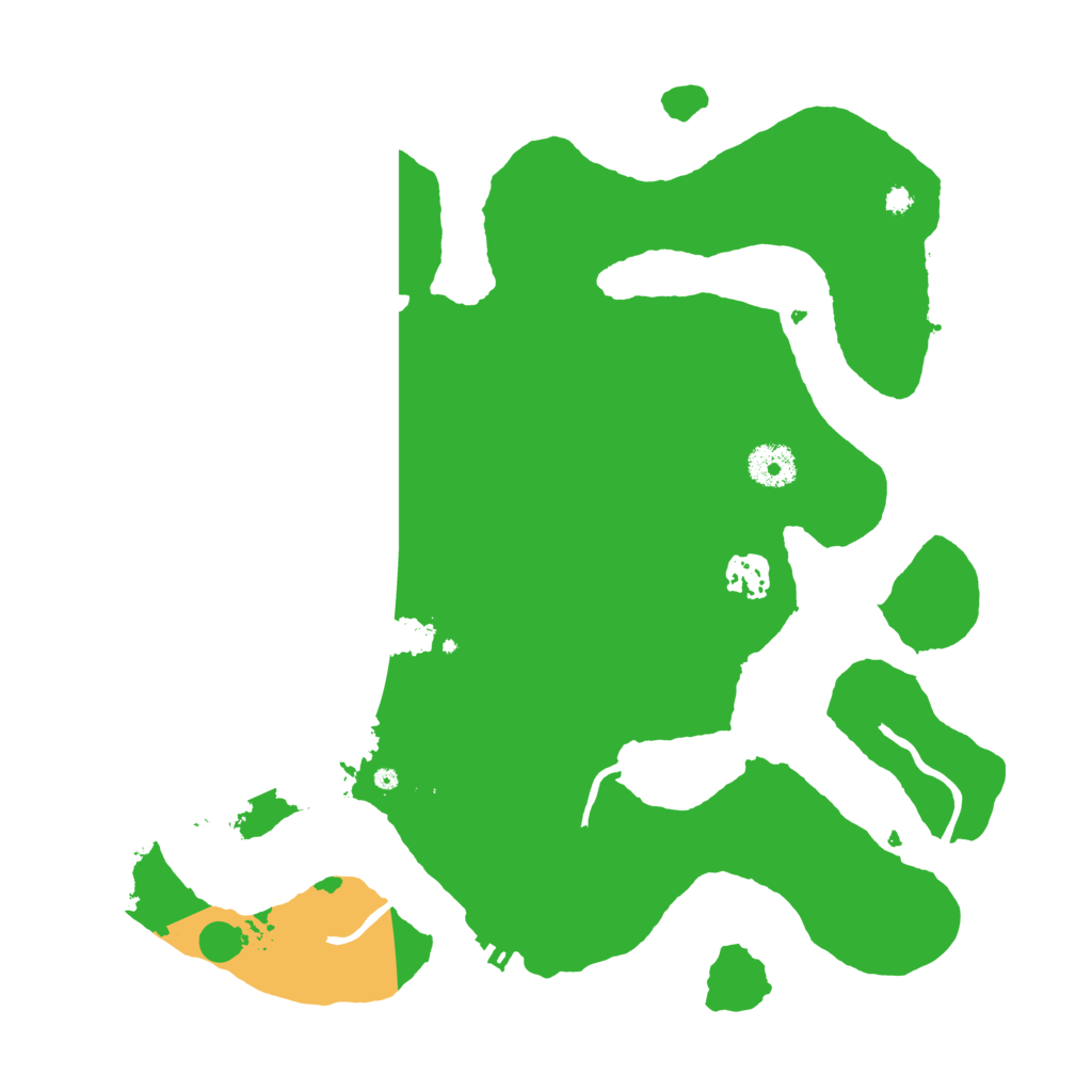 Biome Rust Map: Procedural Map, Size: 3550, Seed: 736748