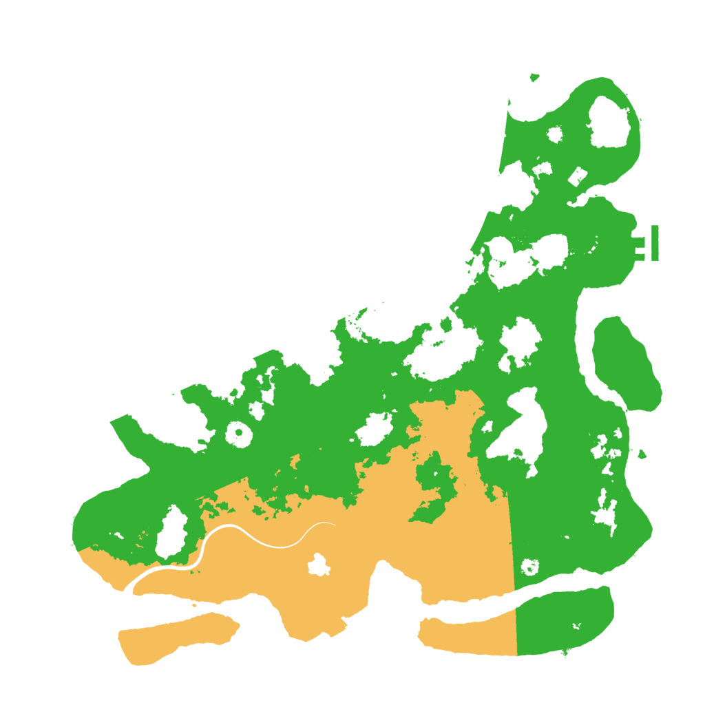 Biome Rust Map: Procedural Map, Size: 4000, Seed: 148256