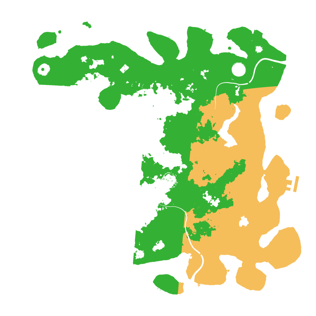 Biome Rust Map: Procedural Map, Size: 4000, Seed: 31