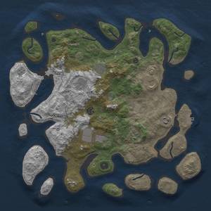 Thumbnail Rust Map: Procedural Map, Size: 4000, Seed: 31, 16 Monuments