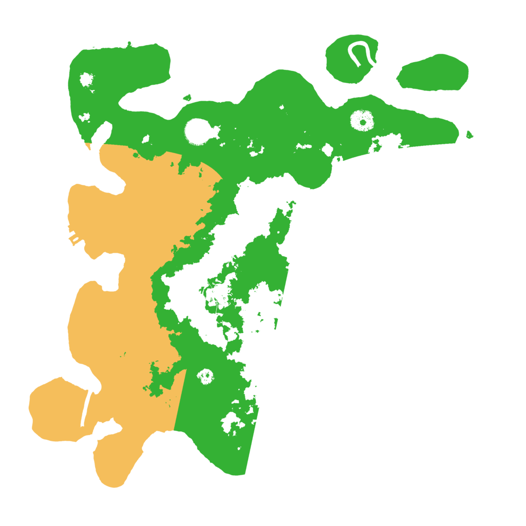 Biome Rust Map: Procedural Map, Size: 3500, Seed: 4166251