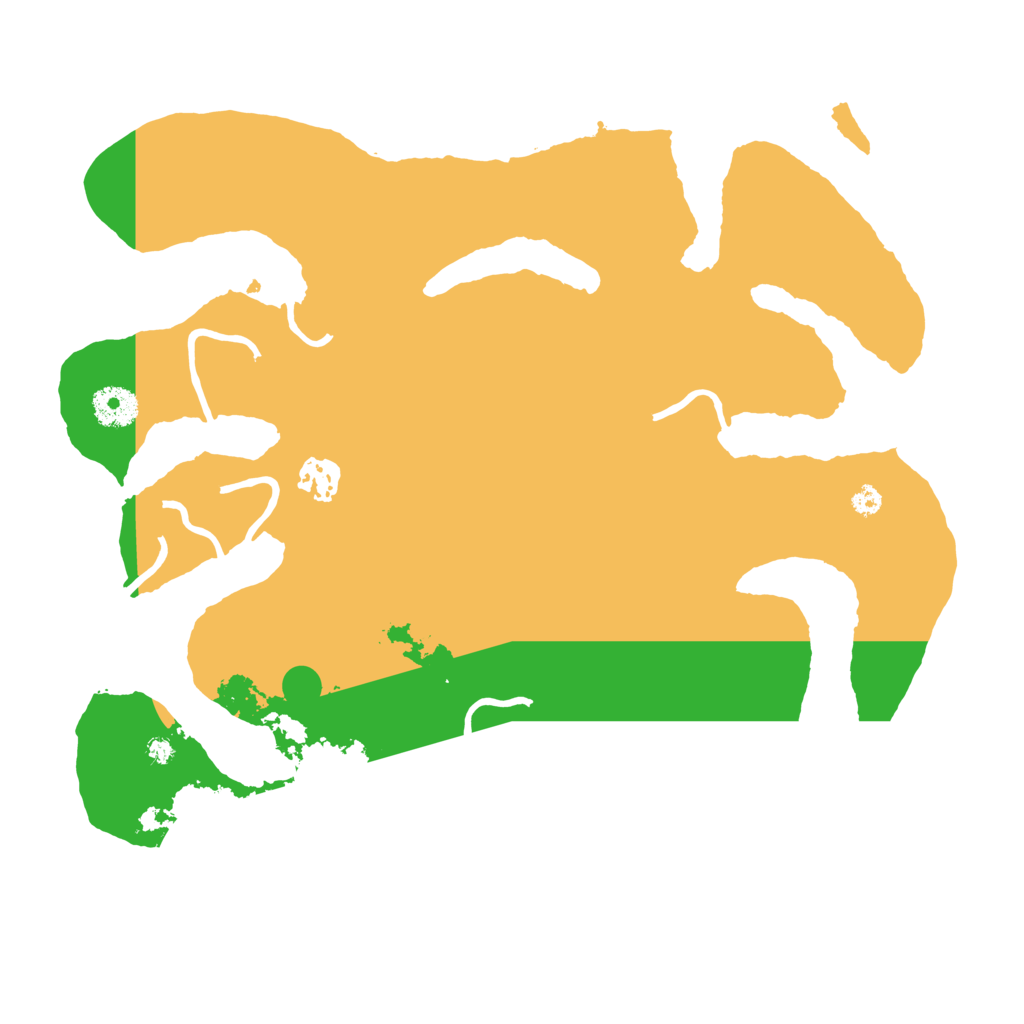 Biome Rust Map: Procedural Map, Size: 3550, Seed: 262584