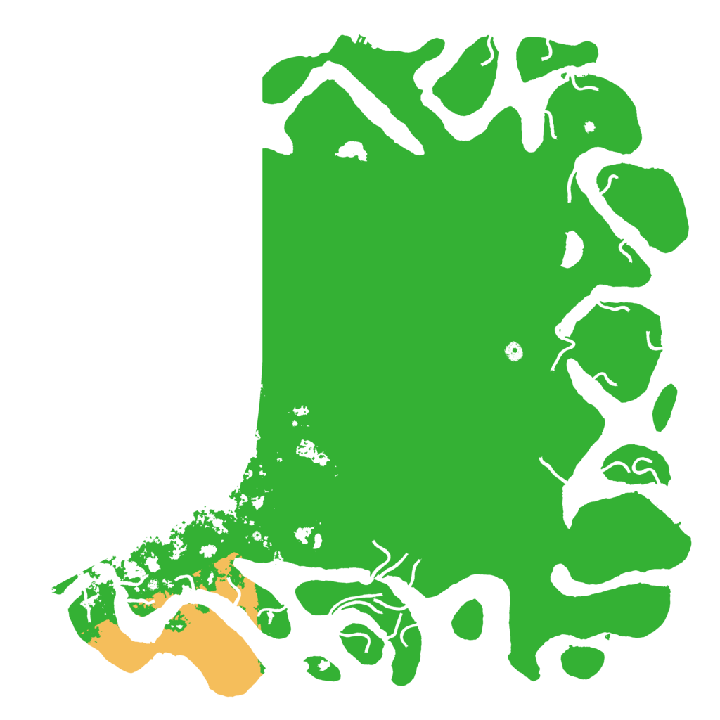 Biome Rust Map: Procedural Map, Size: 6000, Seed: 2541