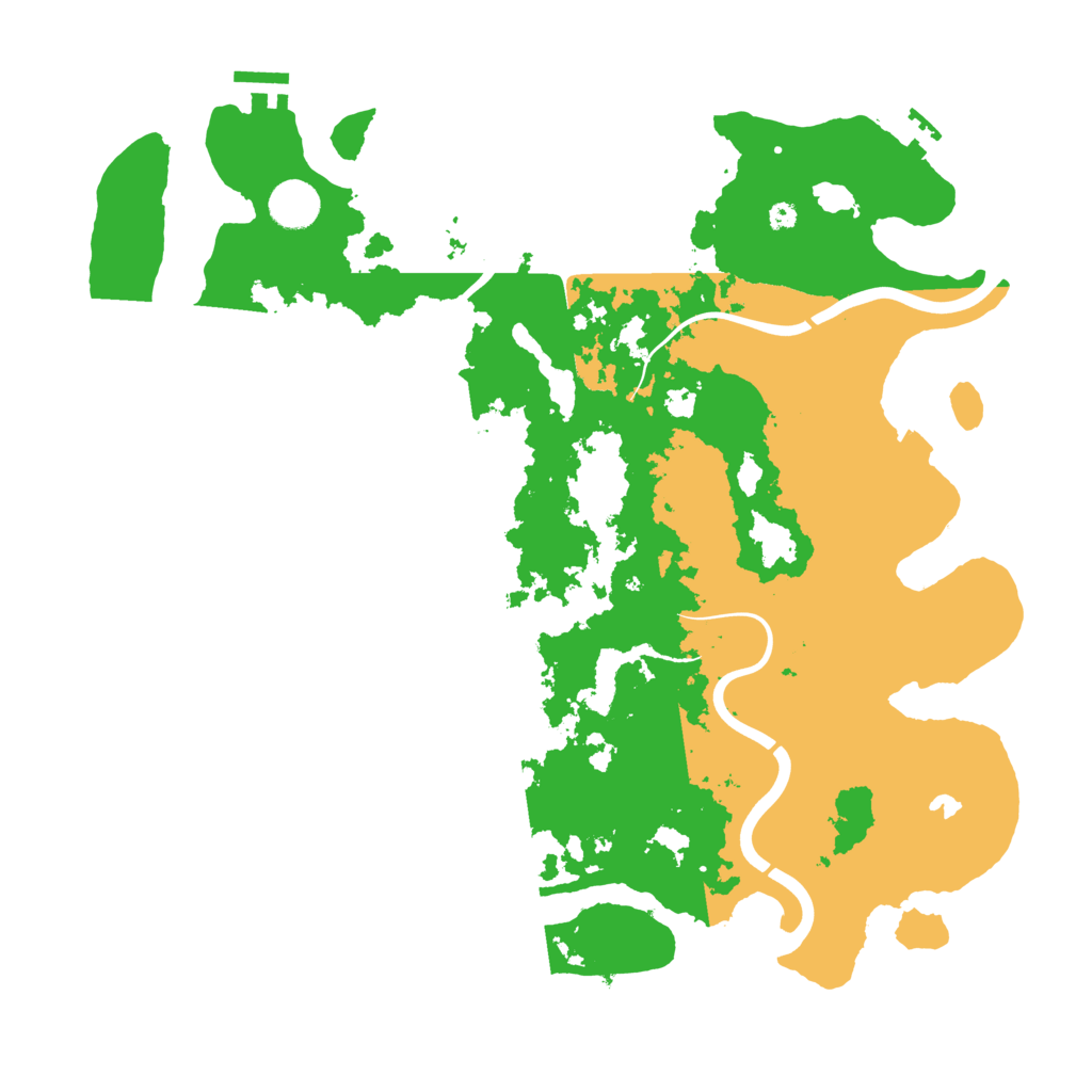 Biome Rust Map: Procedural Map, Size: 4000, Seed: 220122