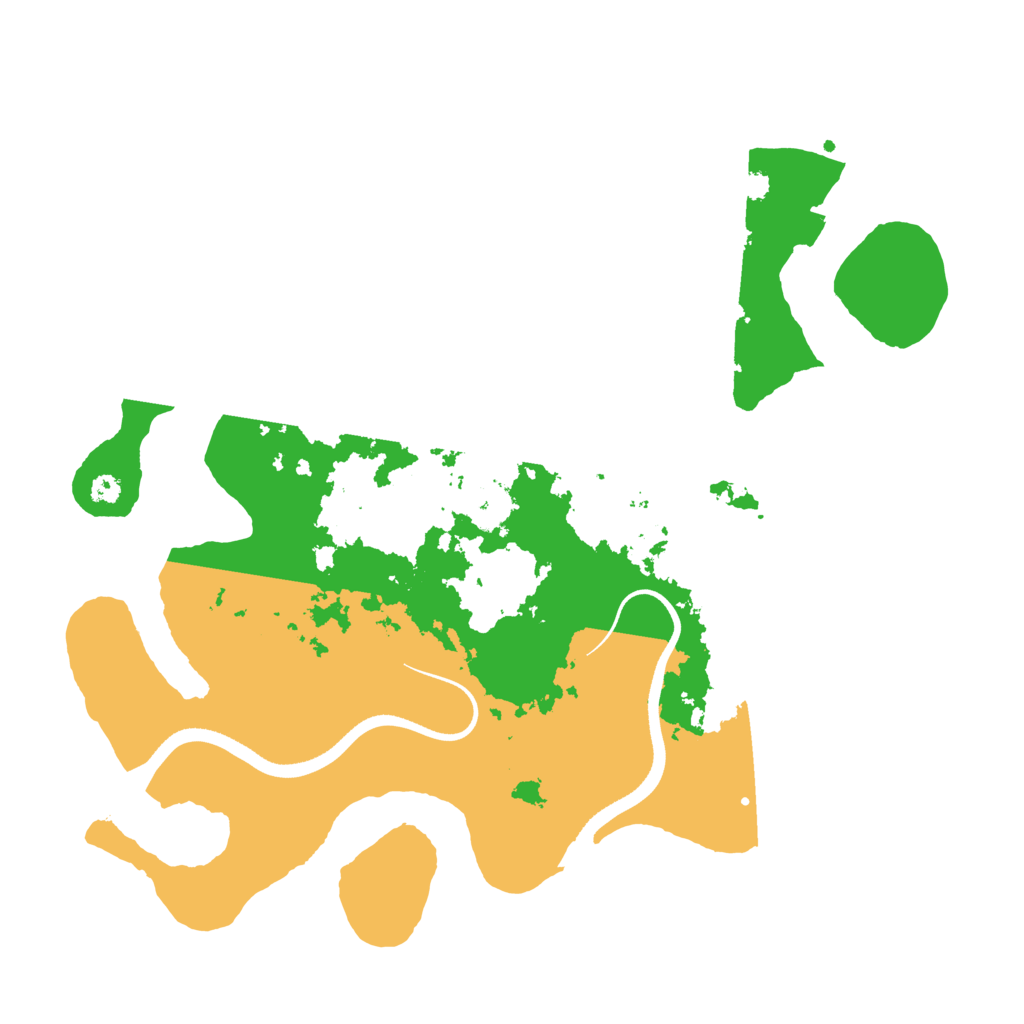 Biome Rust Map: Procedural Map, Size: 3500, Seed: 147014