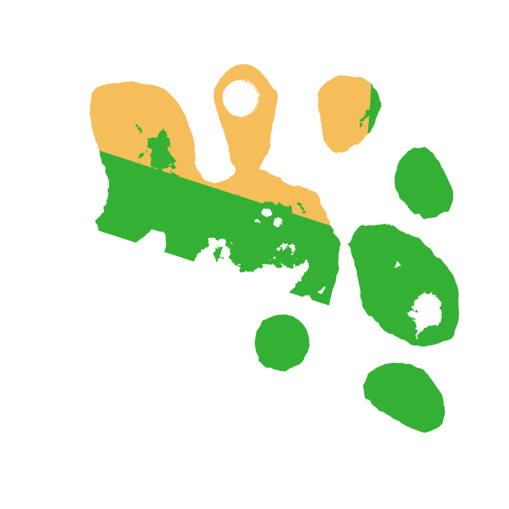 Biome Rust Map: Barren, Size: 2500, Seed: 7