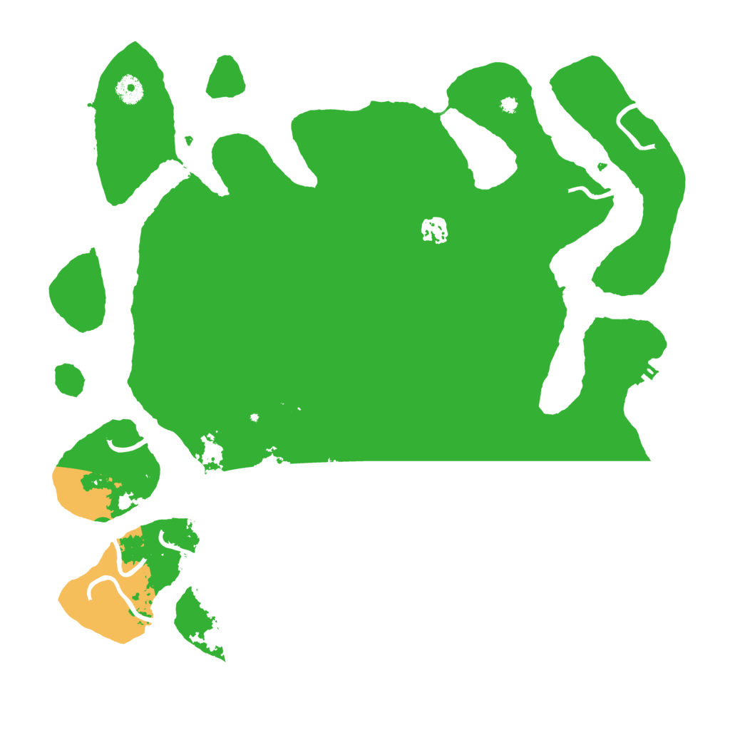 Biome Rust Map: Procedural Map, Size: 4000, Seed: 1234512345