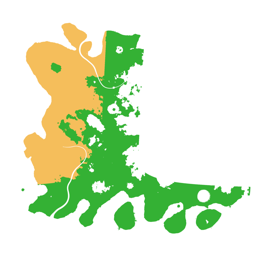 Biome Rust Map: Procedural Map, Size: 3550, Seed: 629034