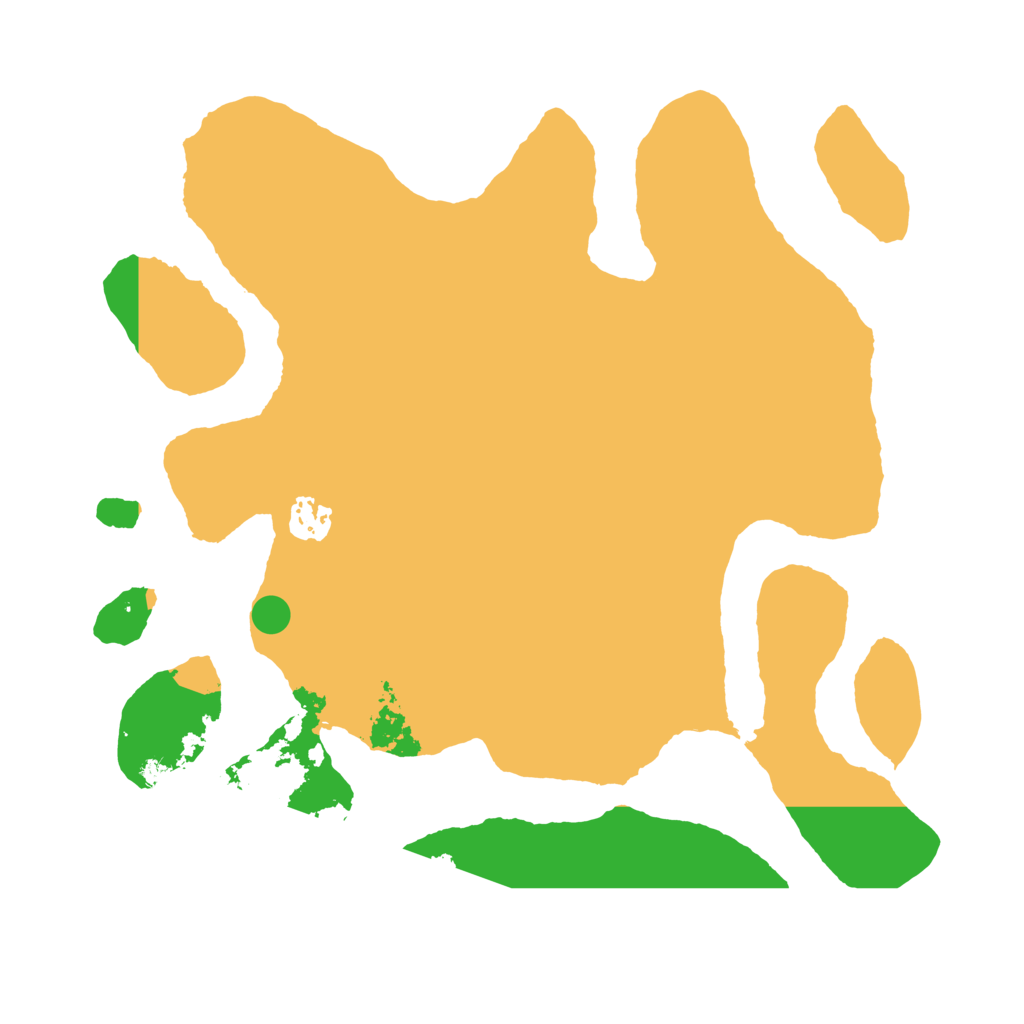 Biome Rust Map: Barren, Size: 3500, Seed: 717