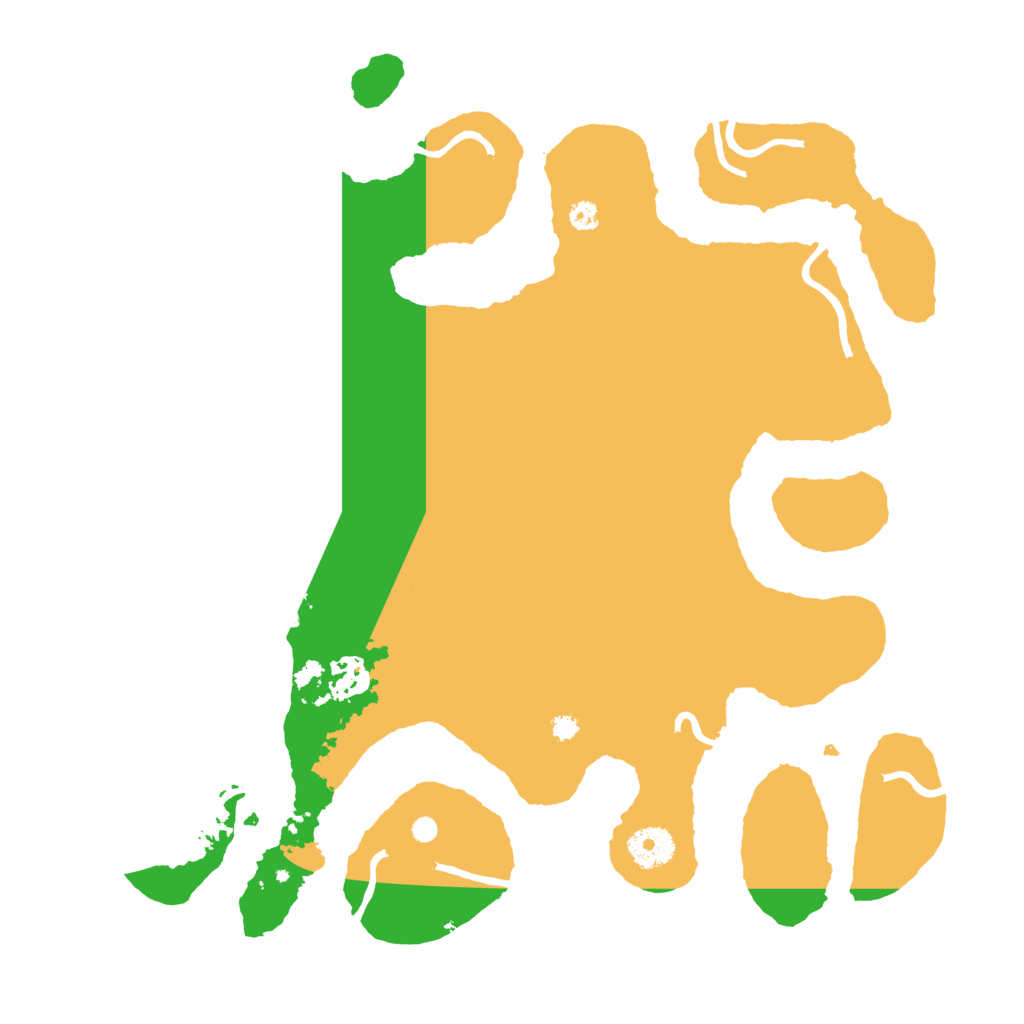 Biome Rust Map: Procedural Map, Size: 3550, Seed: 596095