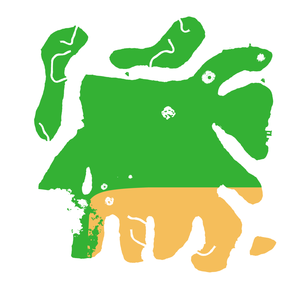 Biome Rust Map: Procedural Map, Size: 3500, Seed: 1969