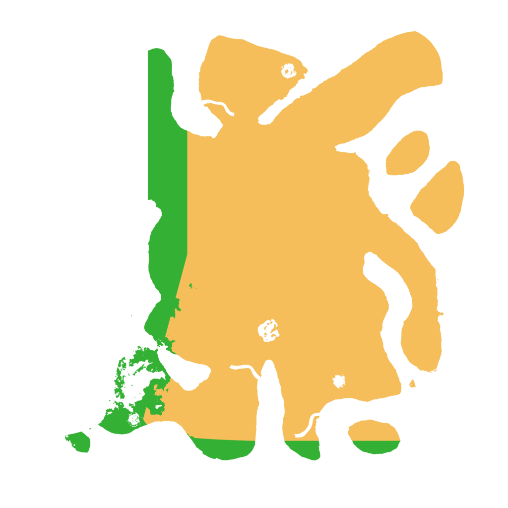 Biome Rust Map: Procedural Map, Size: 3550, Seed: 242576