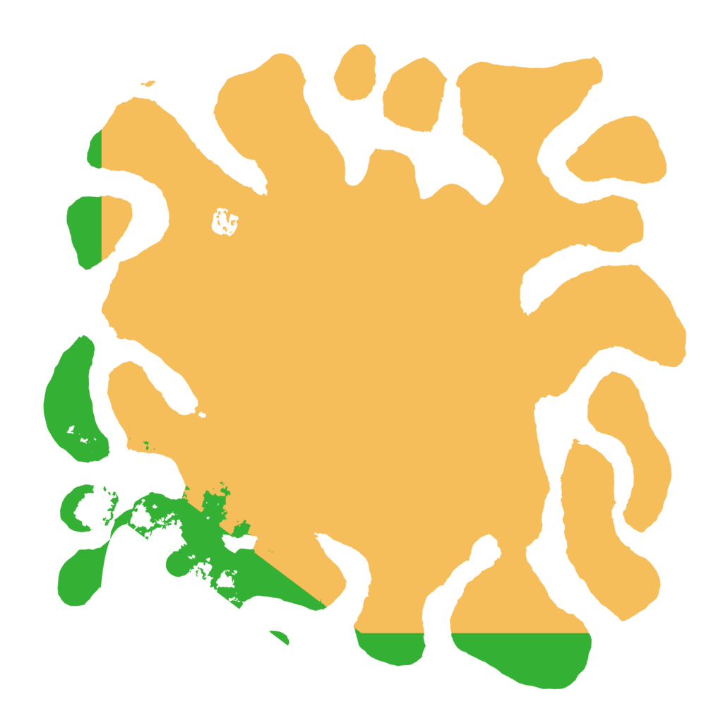 Biome Rust Map: Barren, Size: 4000, Seed: 8675309