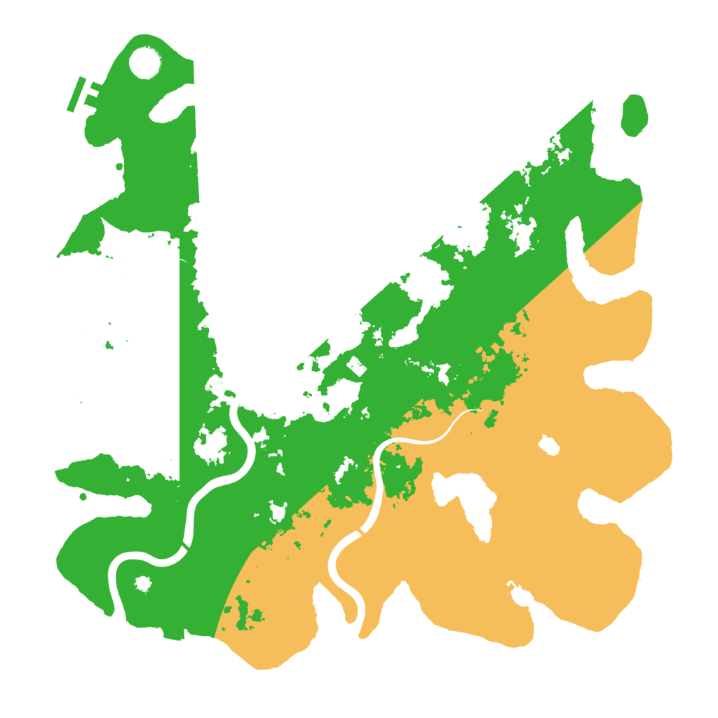 Biome Rust Map: Procedural Map, Size: 4000, Seed: 655075