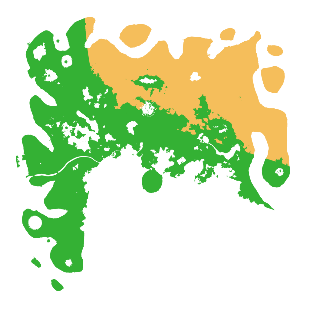 Biome Rust Map: Procedural Map, Size: 4000, Seed: 386650
