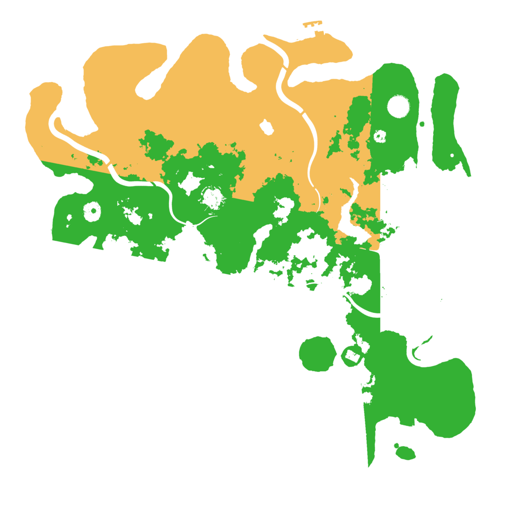 Biome Rust Map: Procedural Map, Size: 4000, Seed: 778660