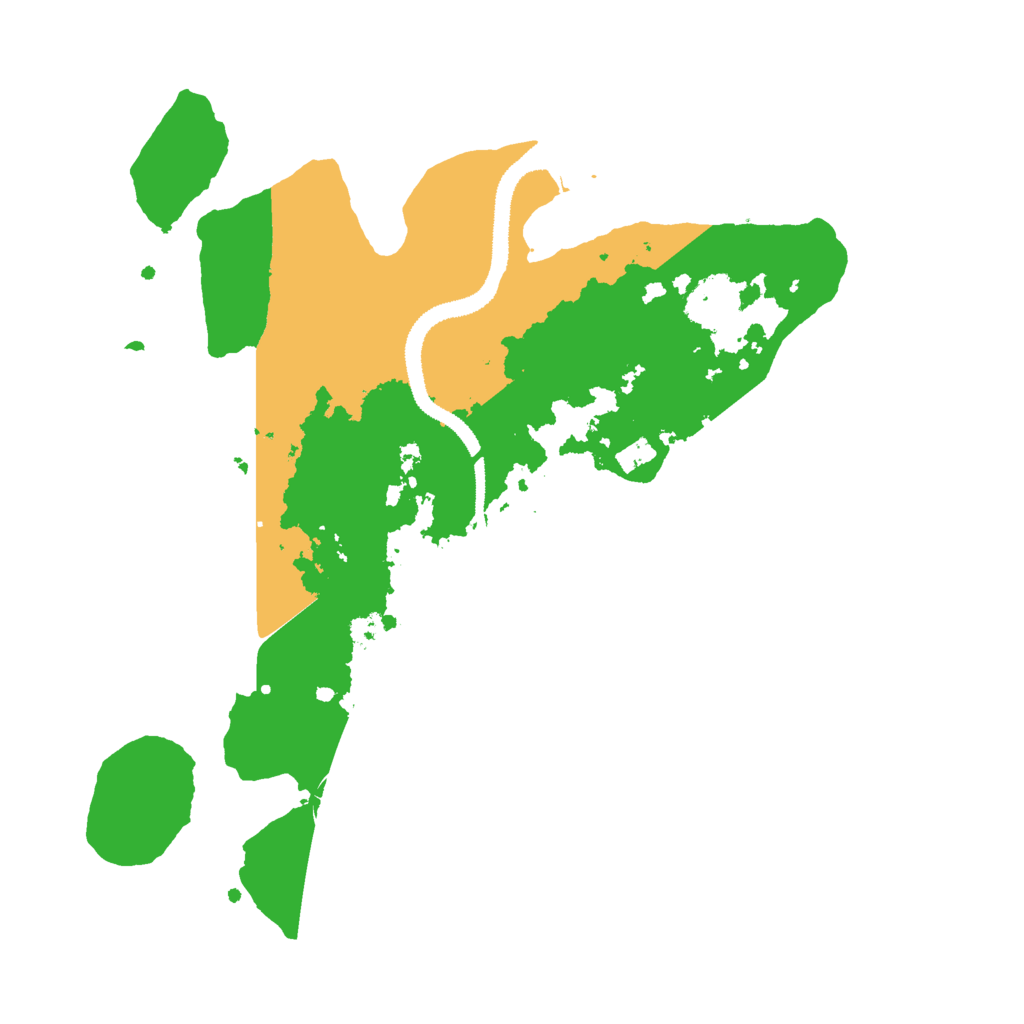 Biome Rust Map: Procedural Map, Size: 3000, Seed: 122546