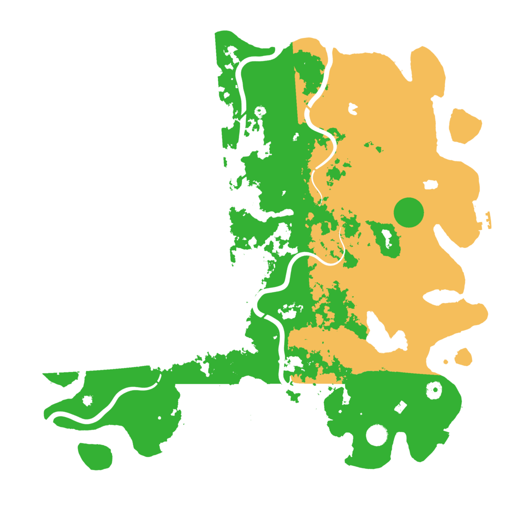 Biome Rust Map: Procedural Map, Size: 4500, Seed: 543543