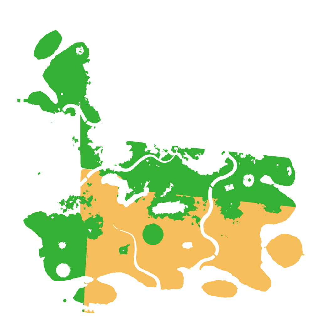 Biome Rust Map: Procedural Map, Size: 4050, Seed: 340036212