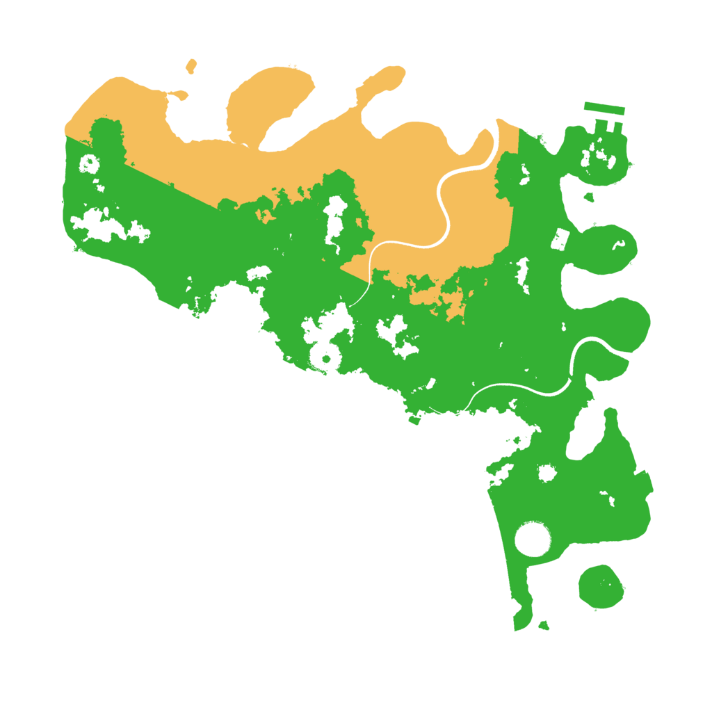 Biome Rust Map: Procedural Map, Size: 3550, Seed: 837690