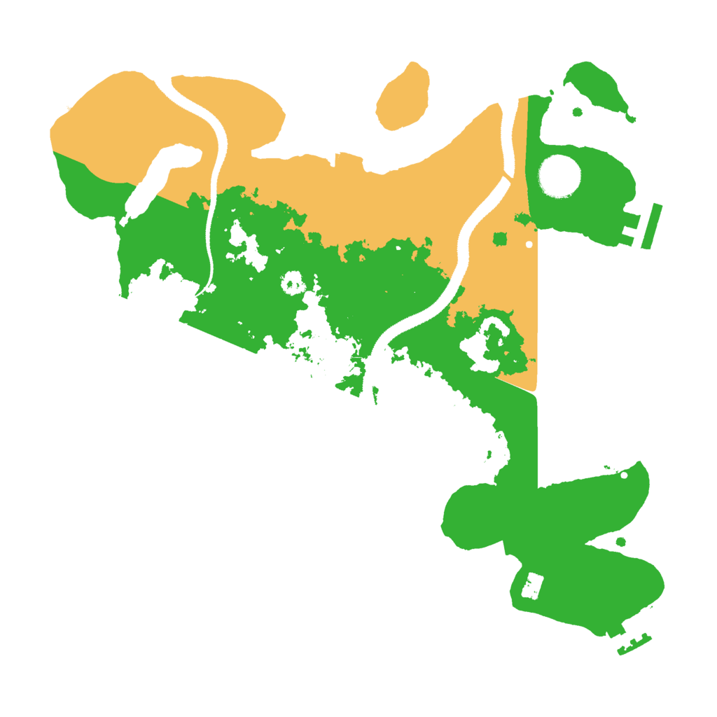 Biome Rust Map: Procedural Map, Size: 3000, Seed: 88888