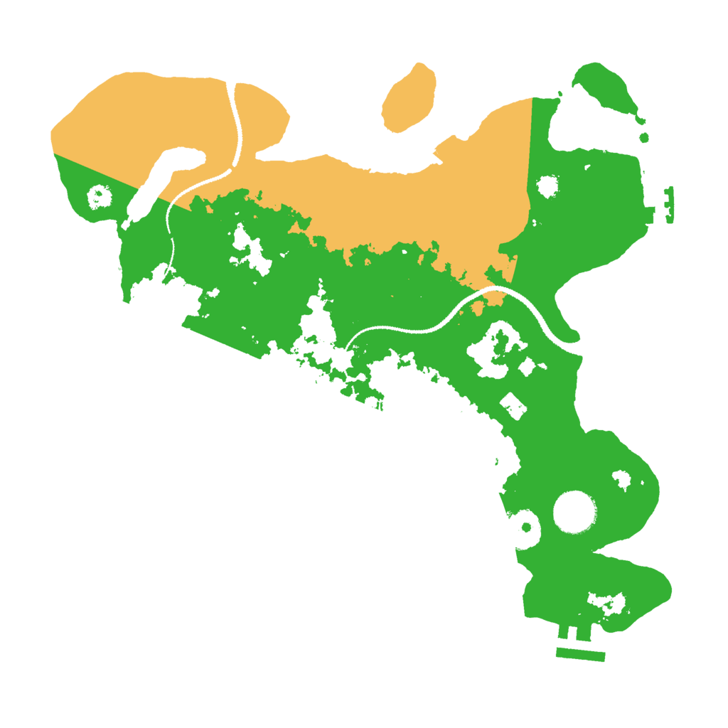 Biome Rust Map: Procedural Map, Size: 3000, Seed: 88888