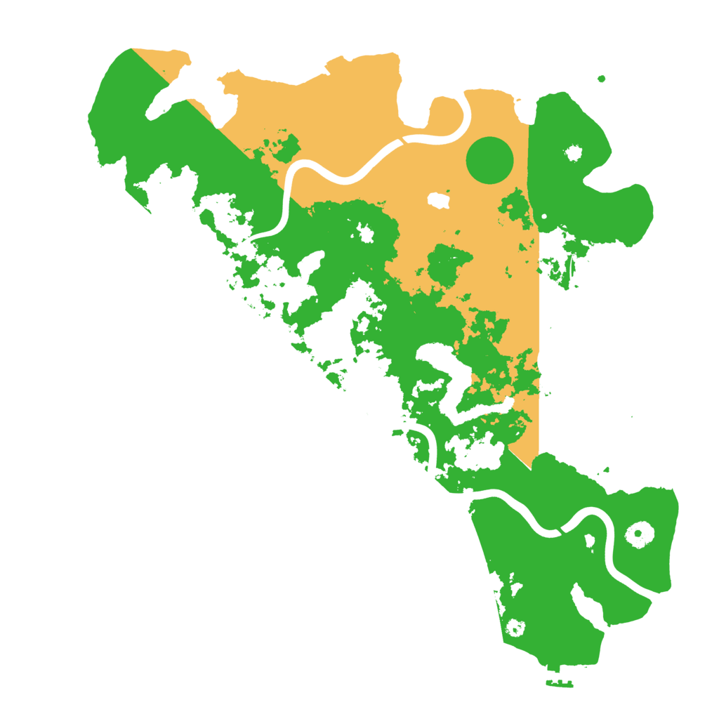 Biome Rust Map: Procedural Map, Size: 4000, Seed: 22791