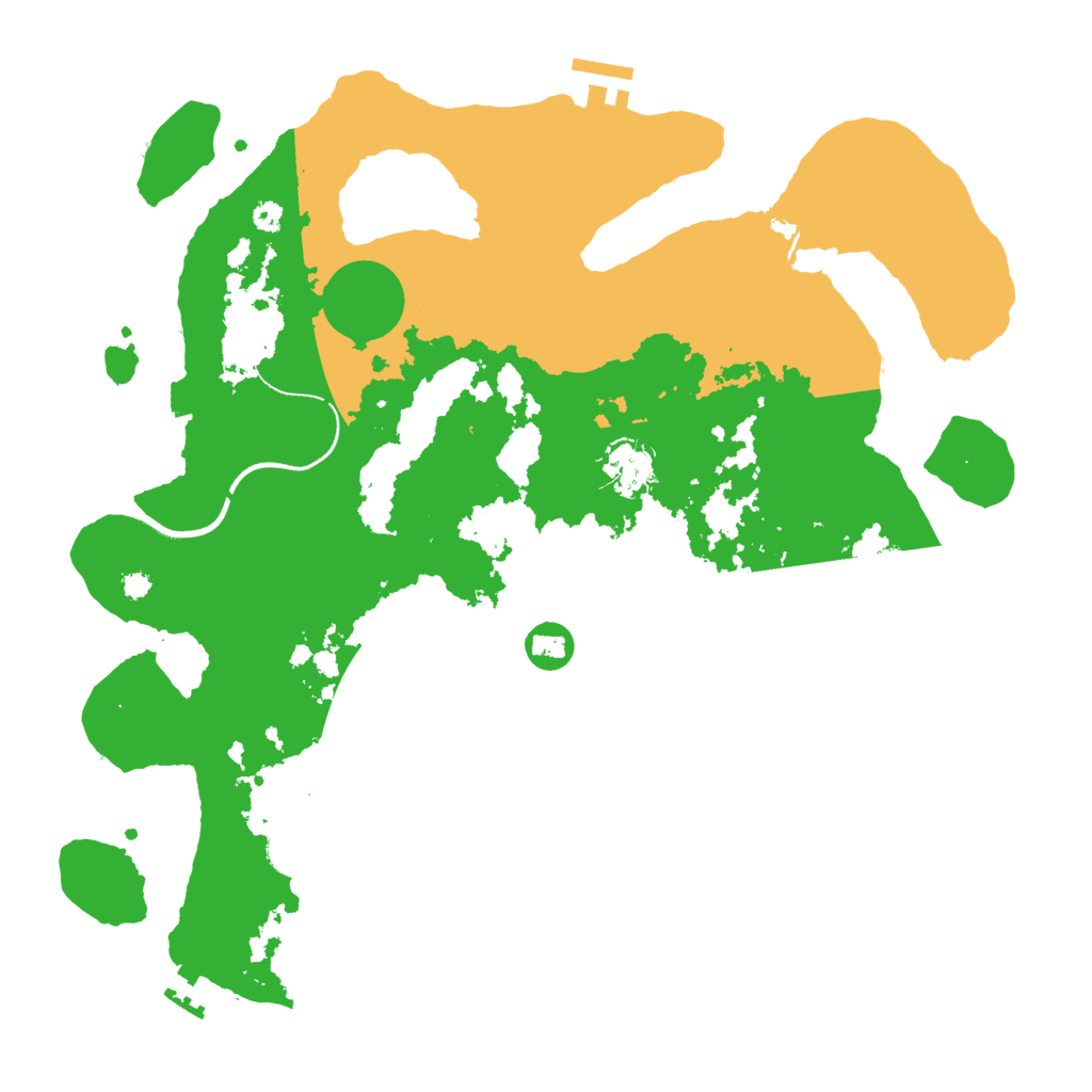 Biome Rust Map: Procedural Map, Size: 3600, Seed: 897