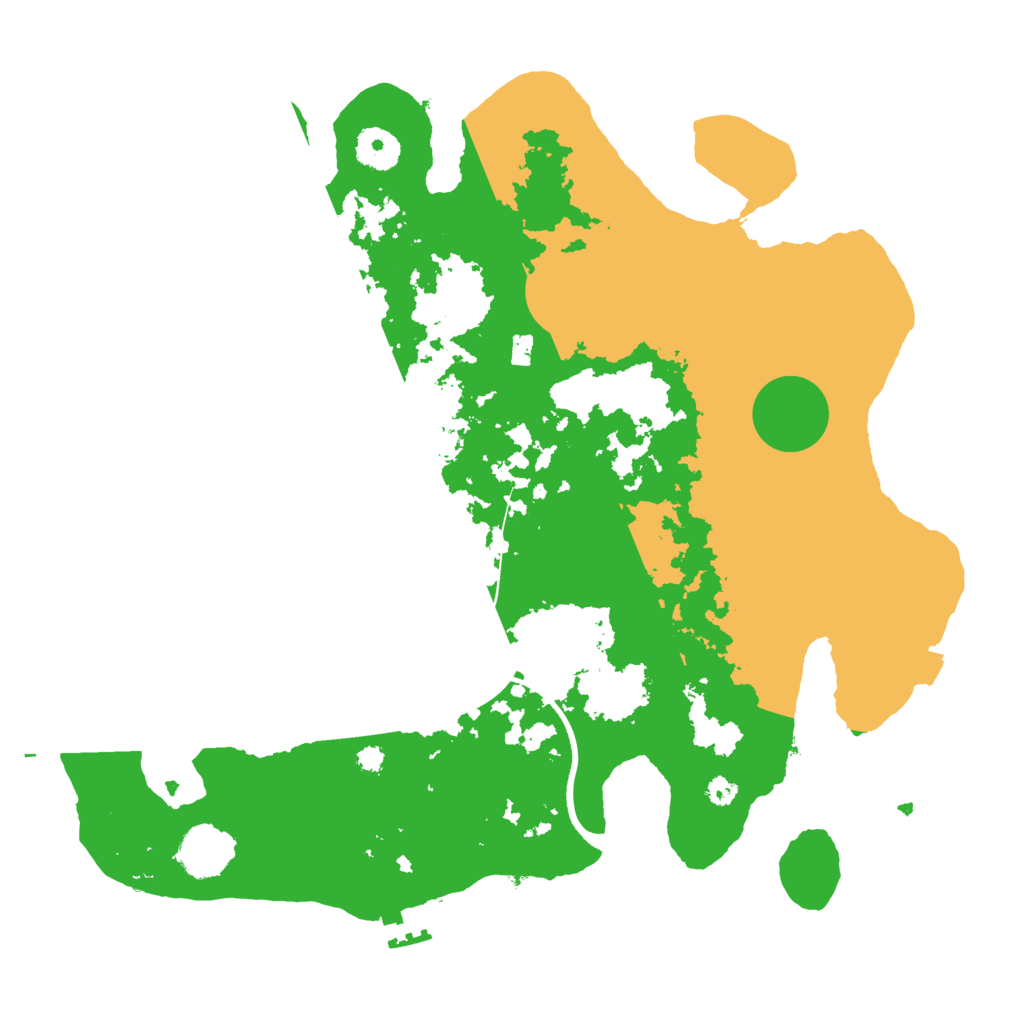 Biome Rust Map: Procedural Map, Size: 3550, Seed: 731269