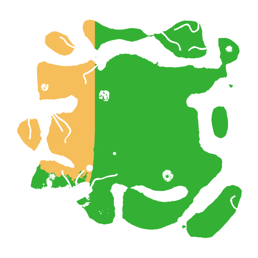 Biome Rust Map: Procedural Map, Size: 3500, Seed: 45678934