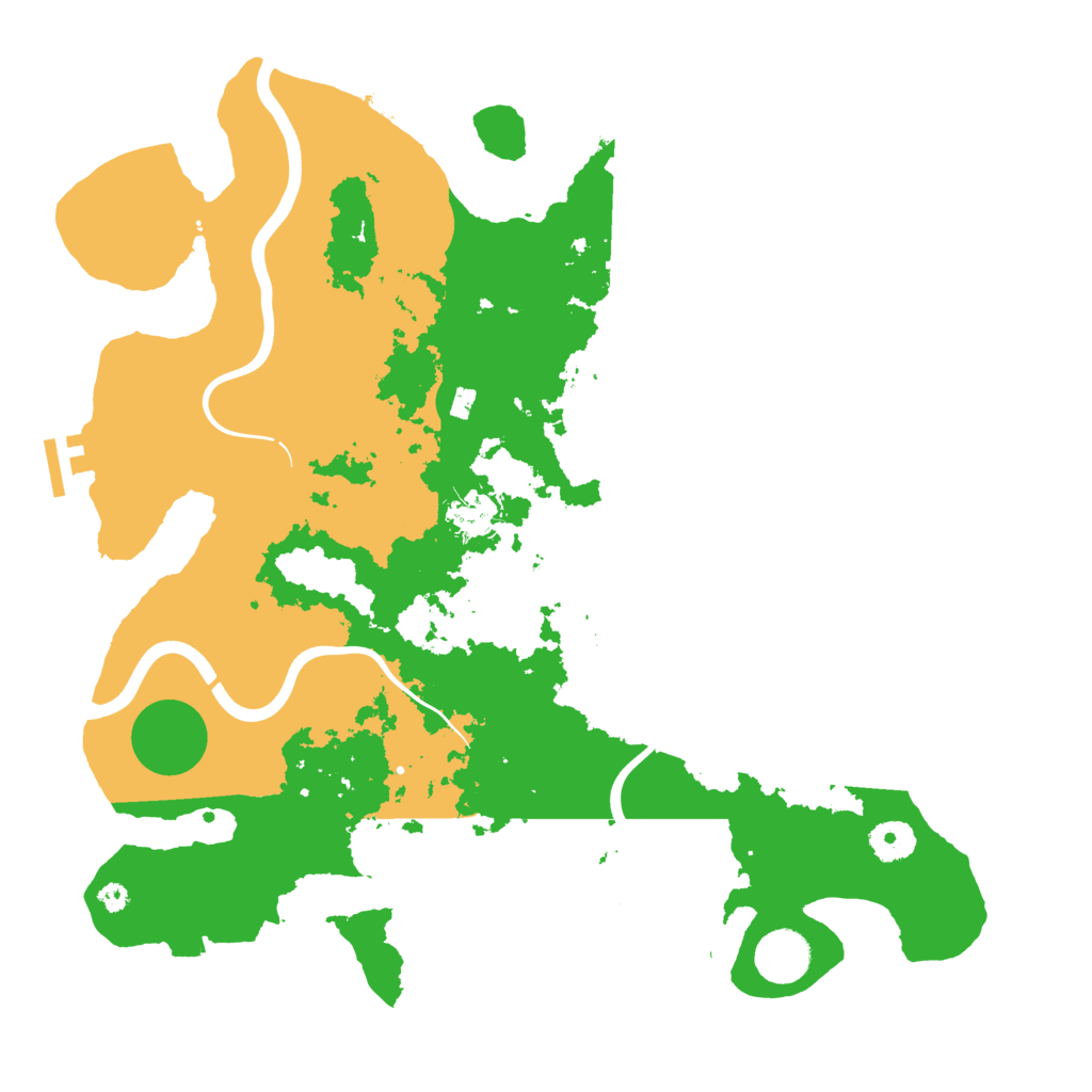 Biome Rust Map: Procedural Map, Size: 3800, Seed: 601051740