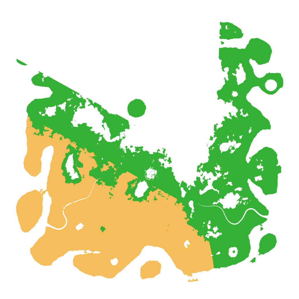 Biome Rust Map: Procedural Map, Size: 4500, Seed: 691974