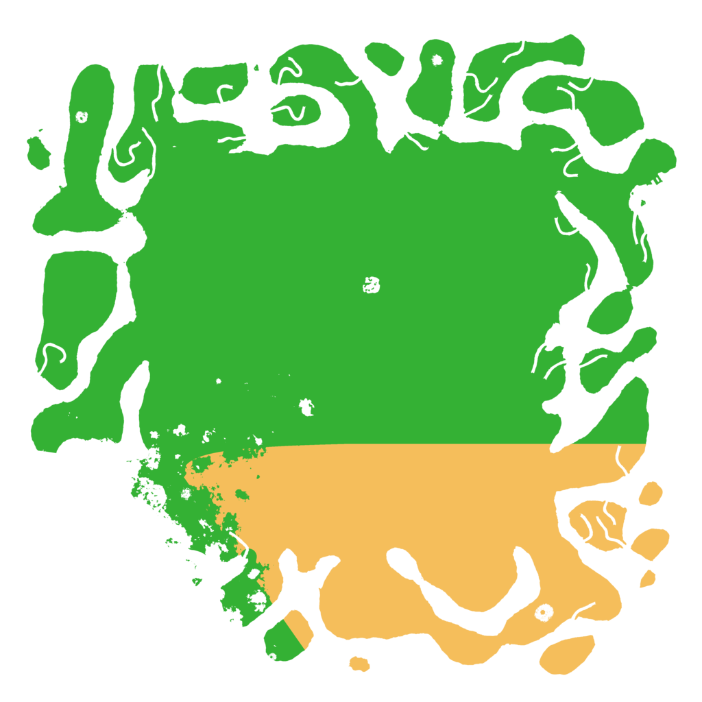 Biome Rust Map: Procedural Map, Size: 6000, Seed: 1414122