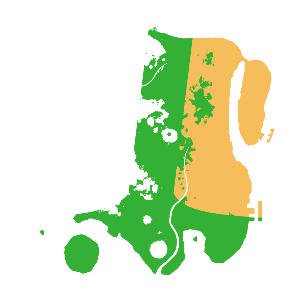 Biome Rust Map: Procedural Map, Size: 3000, Seed: 72