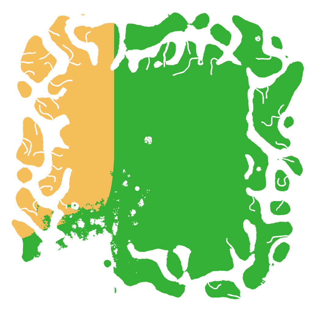 Biome Rust Map: Procedural Map, Size: 6000, Seed: 59587