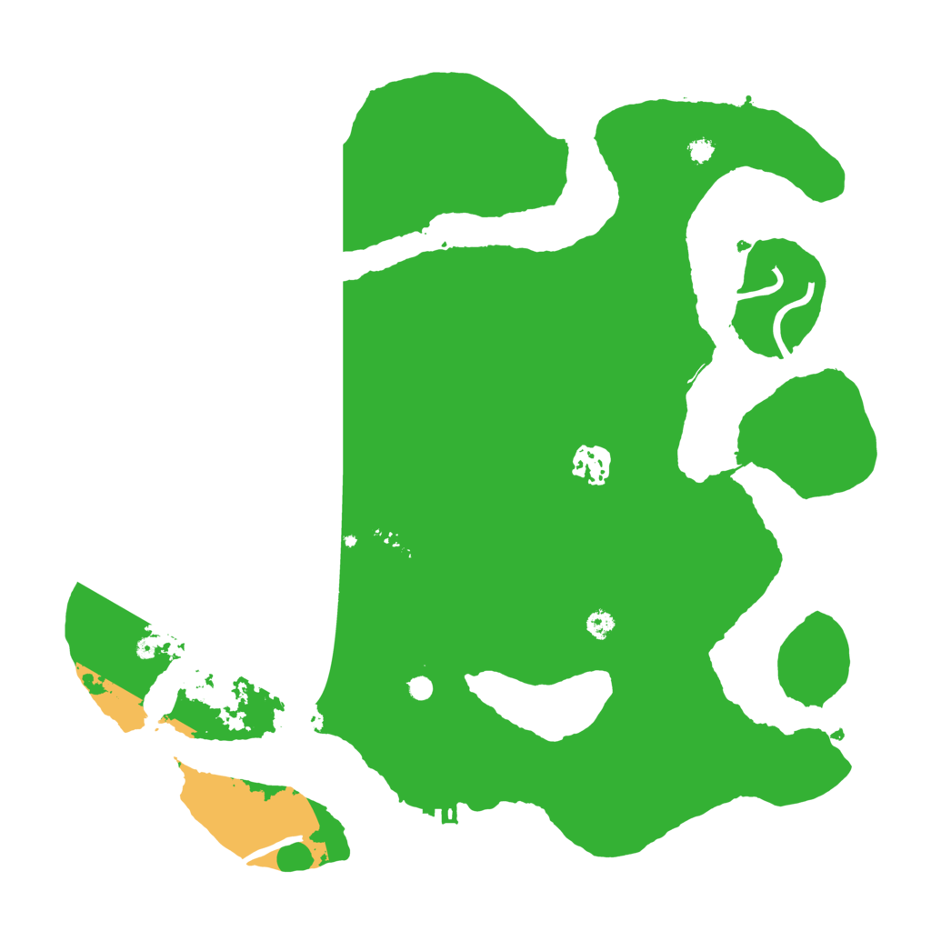 Biome Rust Map: Procedural Map, Size: 3500, Seed: 1733263266