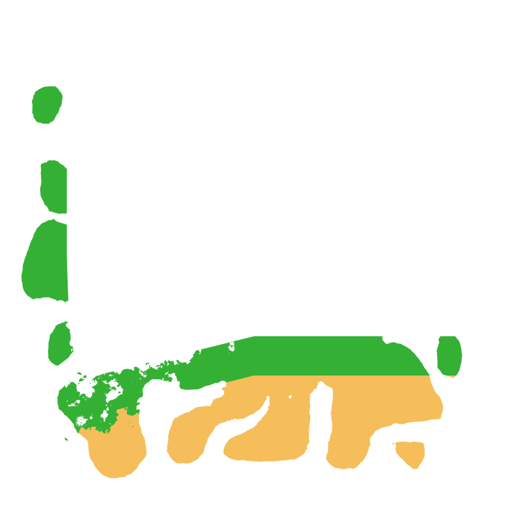 Biome Rust Map: Barren, Size: 4500, Seed: 1