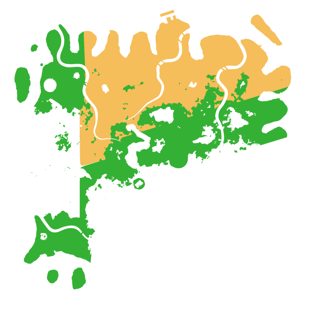 Biome Rust Map: Procedural Map, Size: 4500, Seed: 798410830
