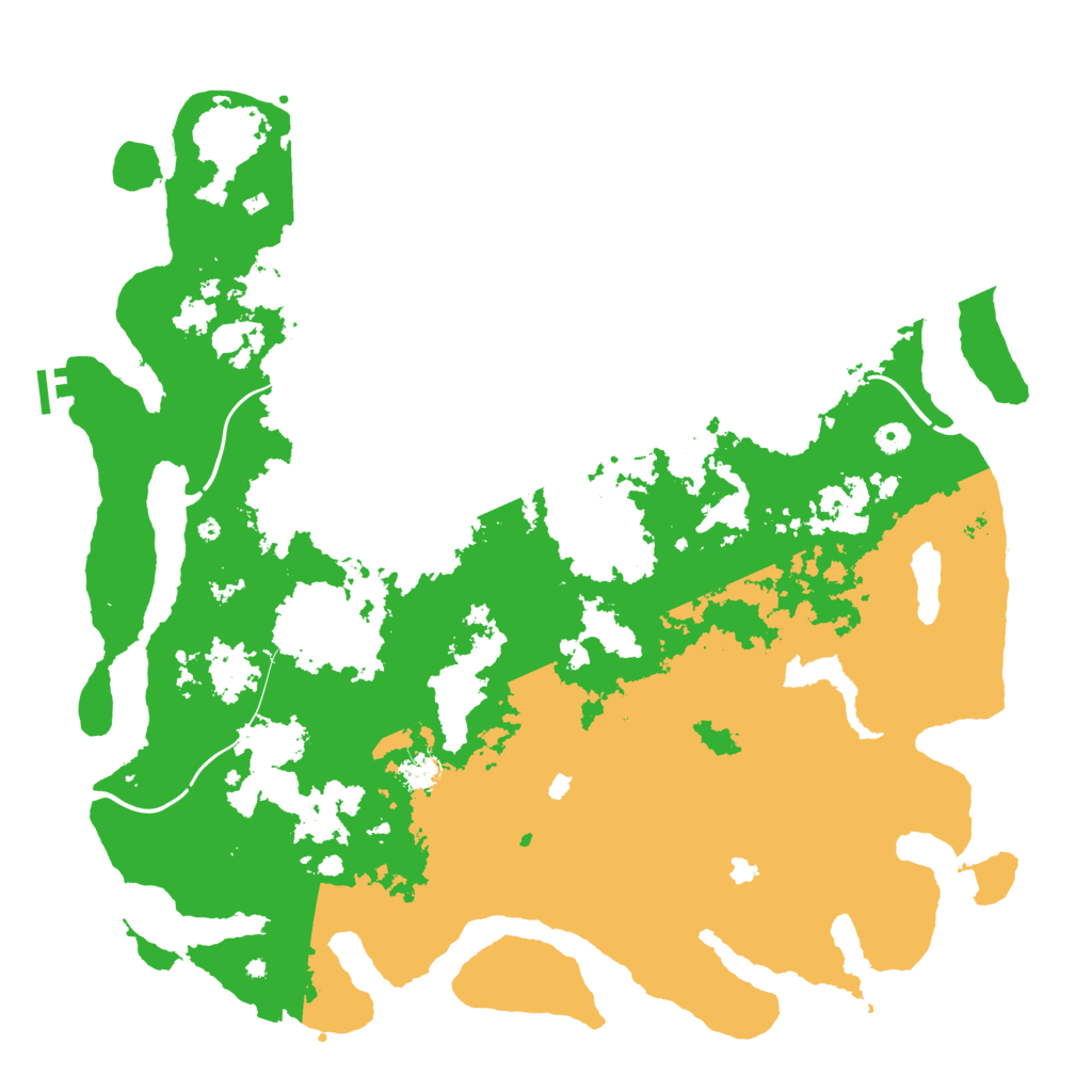 Biome Rust Map: Procedural Map, Size: 5000, Seed: 1607543331