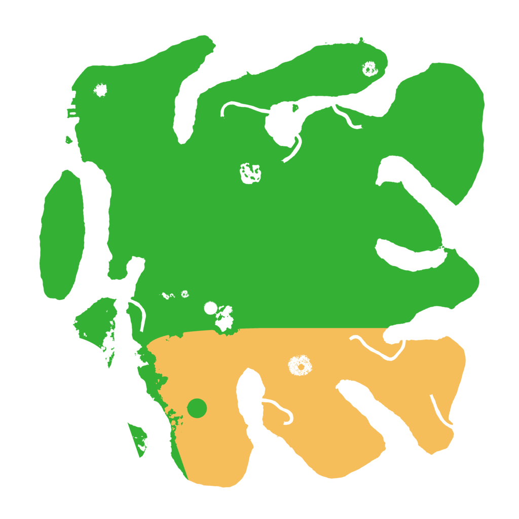 Biome Rust Map: Procedural Map, Size: 3500, Seed: 446135565